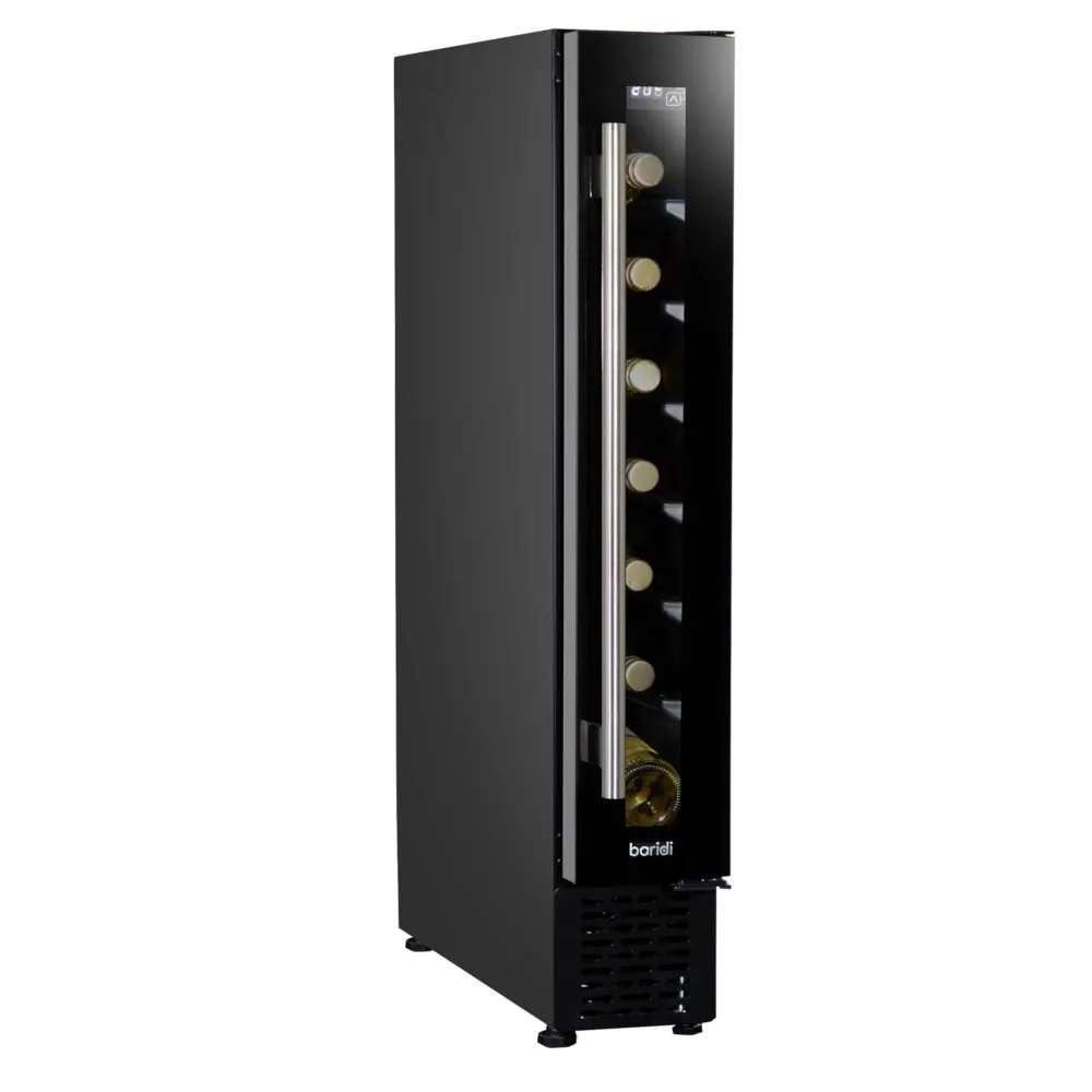 Baridi 7 Bottle Wine Fridge with Touch Controls & LED Light - Black - B