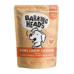 Barking Heads Bowl Lickin' Chicken Pouch 300g x 10