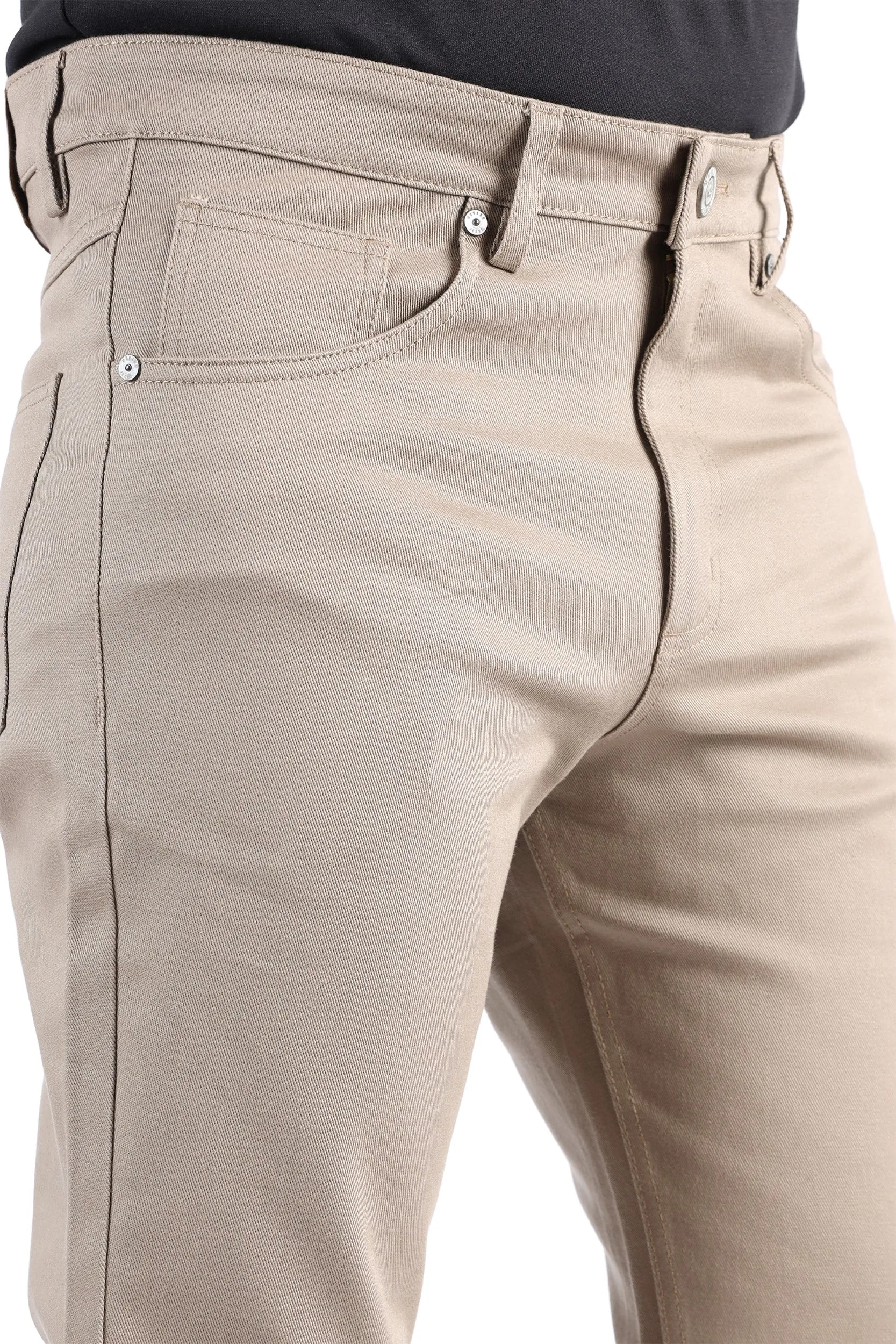 BASIC FIVE POCKETS TAPPERED FIT