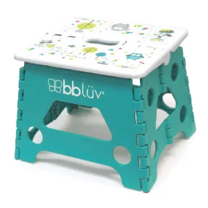 bblüv Stëp Folding Step Stool (Aqua)