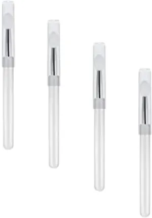 Beaupretty 4pcs Silicone Lip Brush Makeup Eyebrow Lip Brushes Cosmetic Makeup Brush Set Silicone Brushes