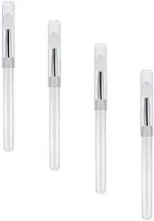 Beaupretty 4pcs Silicone Lip Brush Makeup Eyebrow Lip Brushes Cosmetic Makeup Brush Set Silicone Brushes