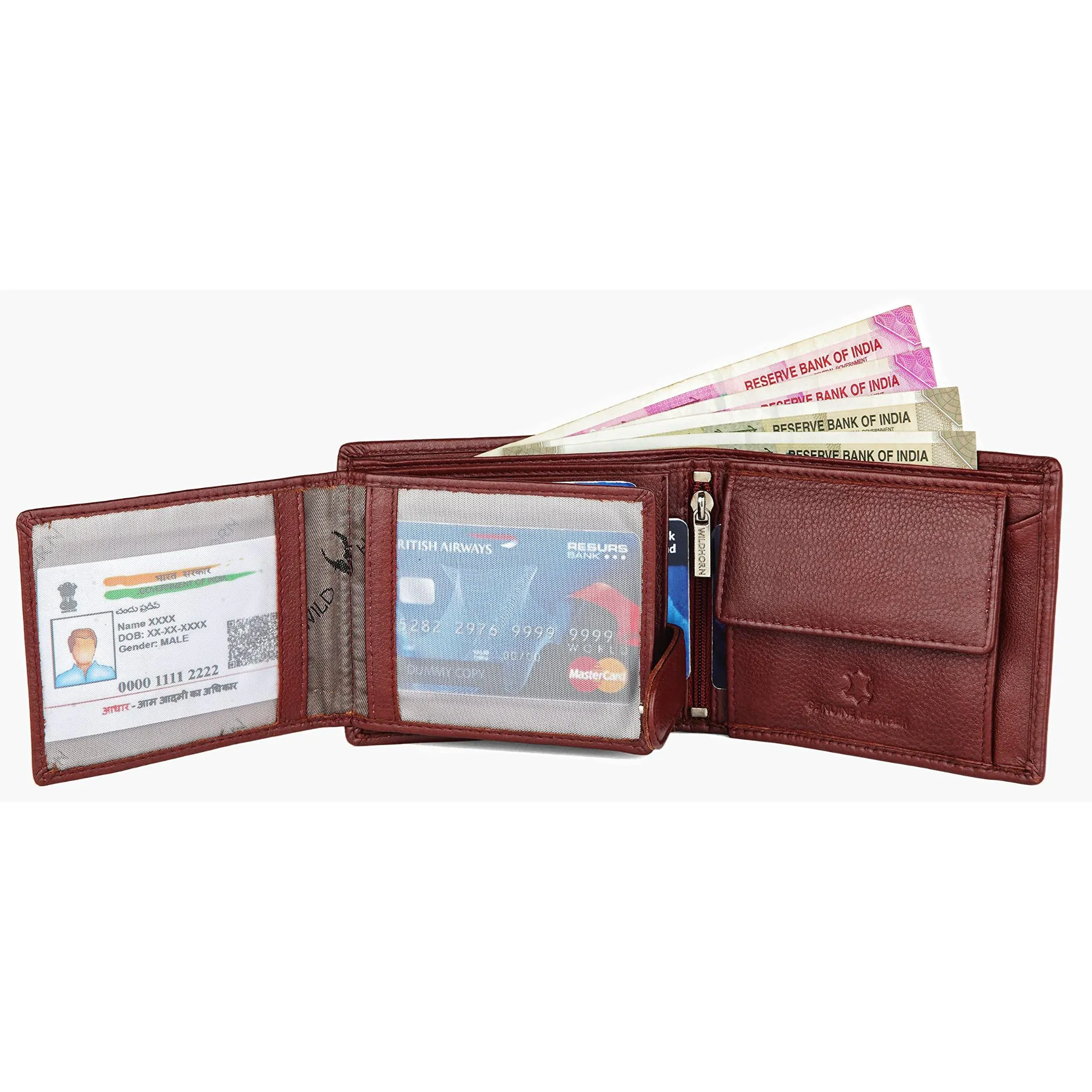 BERLIN RFID Protected Leather Wallet for Men