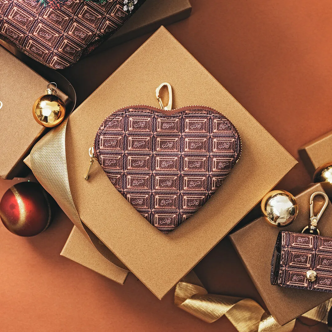 Bitter Chocolate Heart Coin Purse【Japan Jewelry】