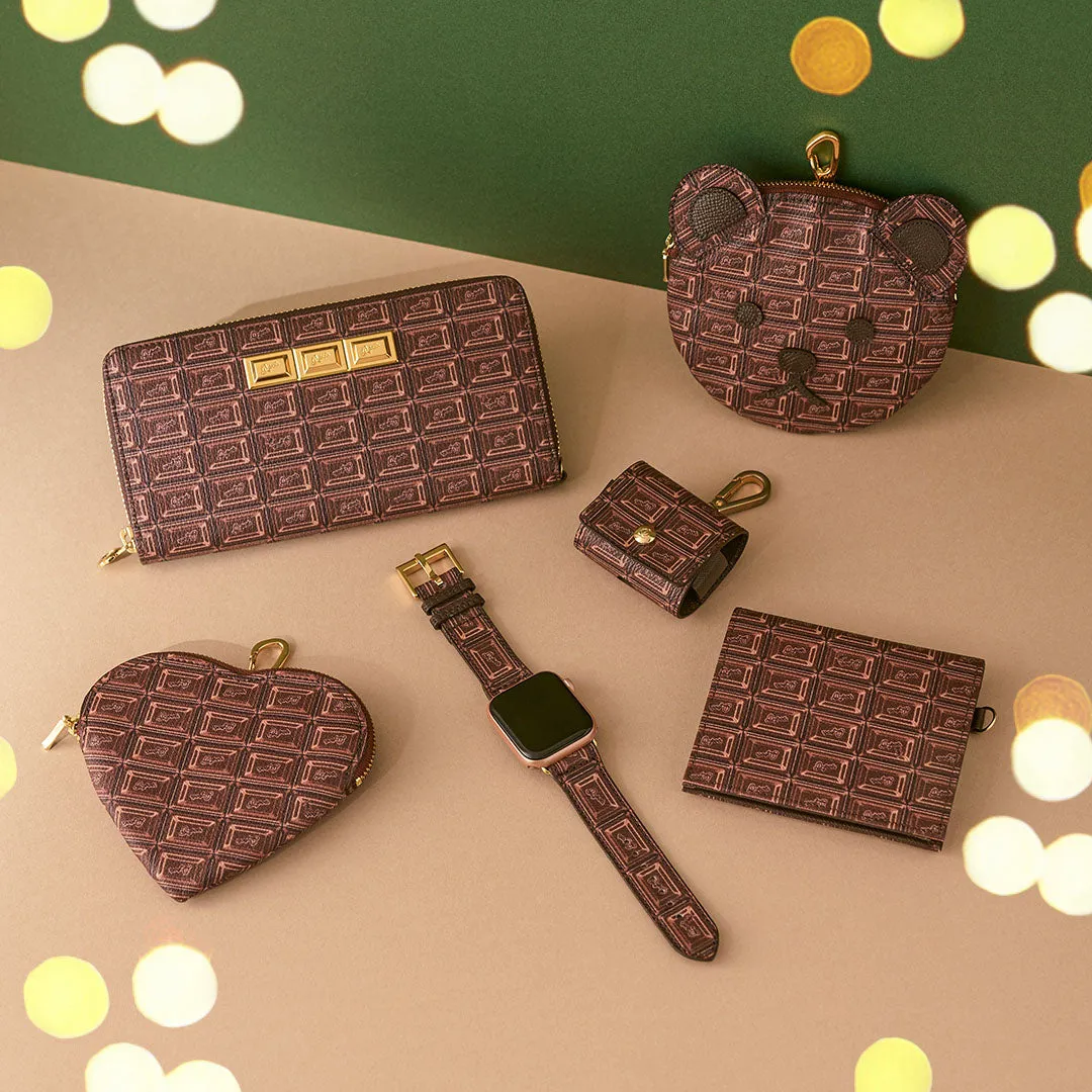Bitter Chocolate Heart Coin Purse【Japan Jewelry】