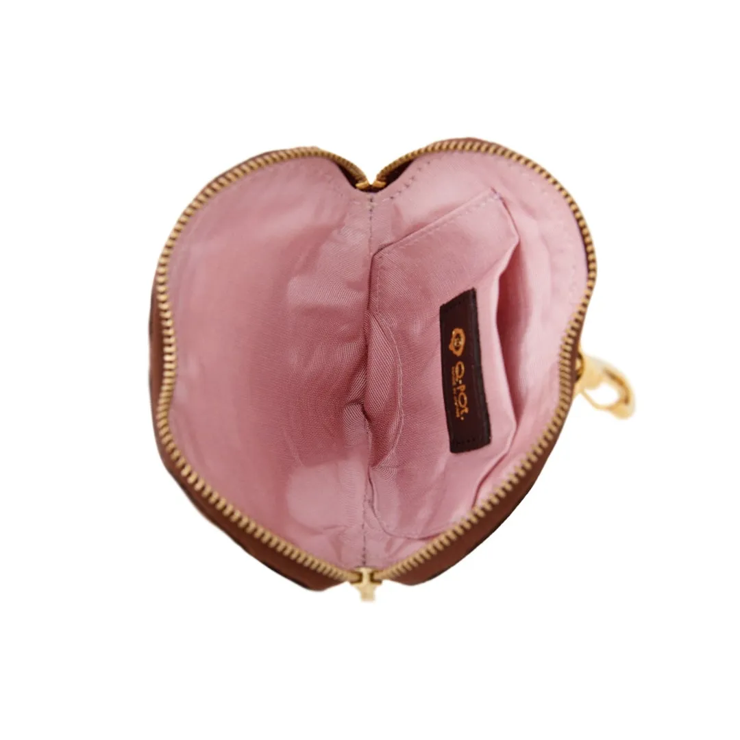 Bitter Chocolate Heart Coin Purse【Japan Jewelry】