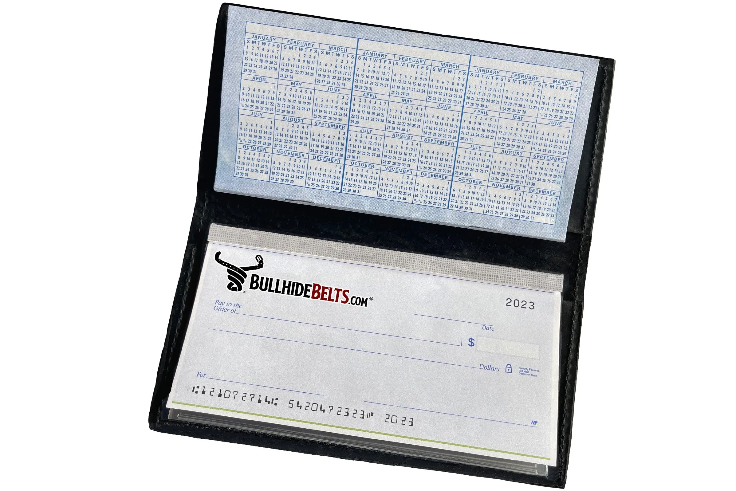 Black Alligator Checkbook Cover