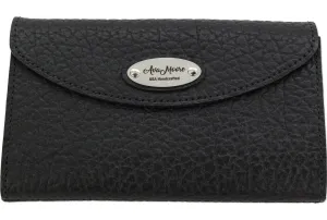 Black Bison Leather Deluxe Women's Wallet