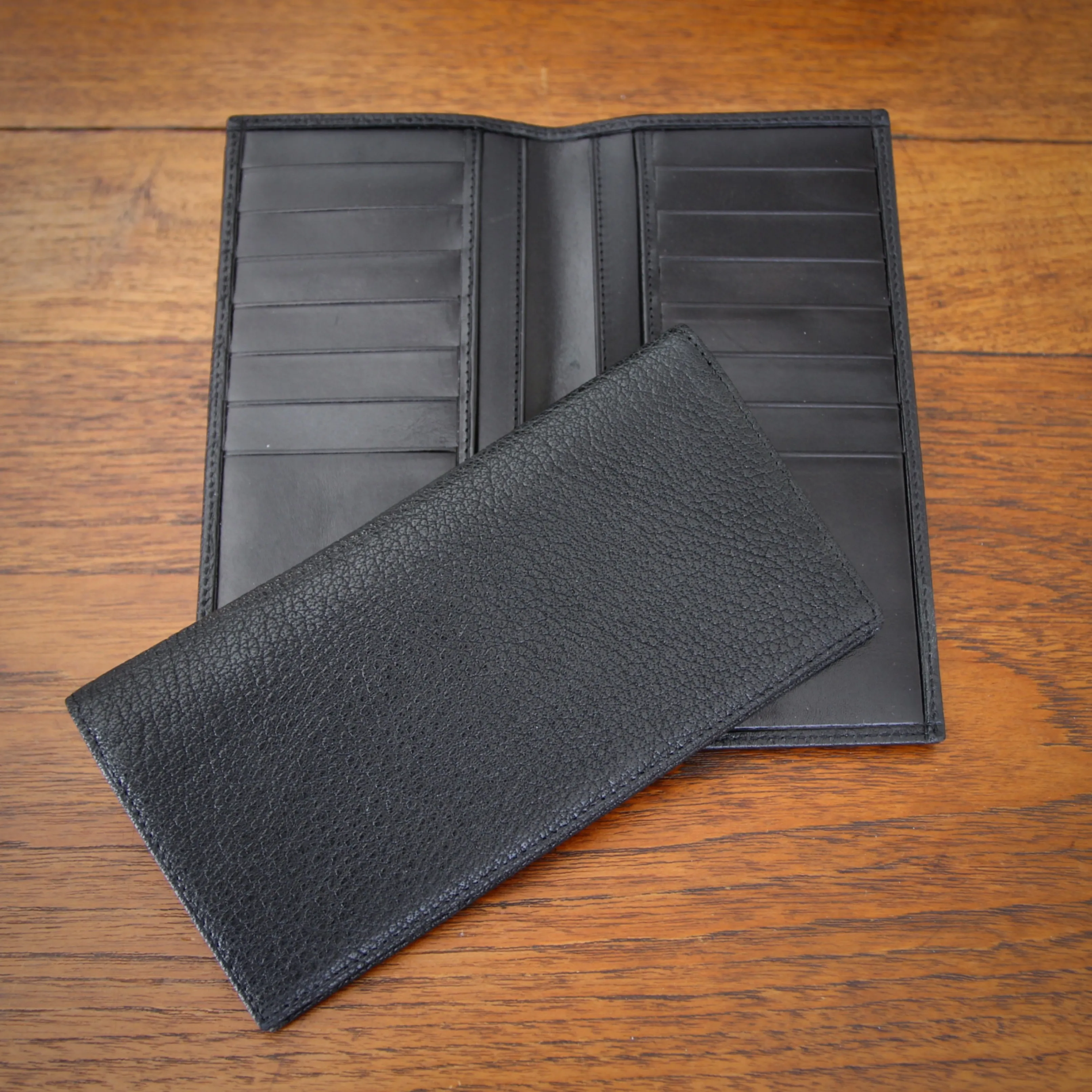Black "Dress Wallet" Checkbook