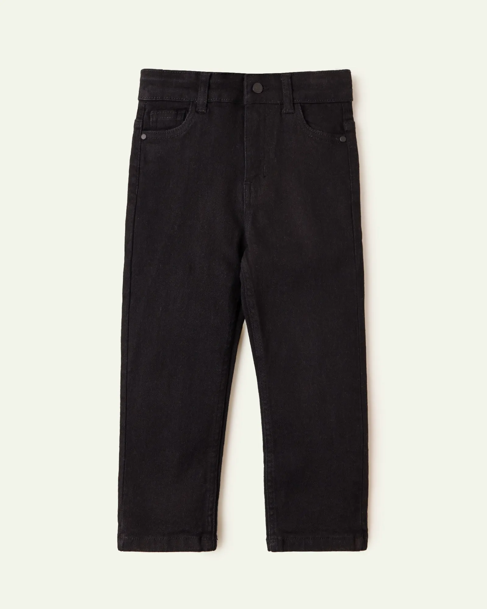 Black Regular Fit Jeans