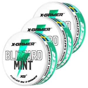 Blizzard Mint Energy Pouches (3 Pack / 60 Pouches)