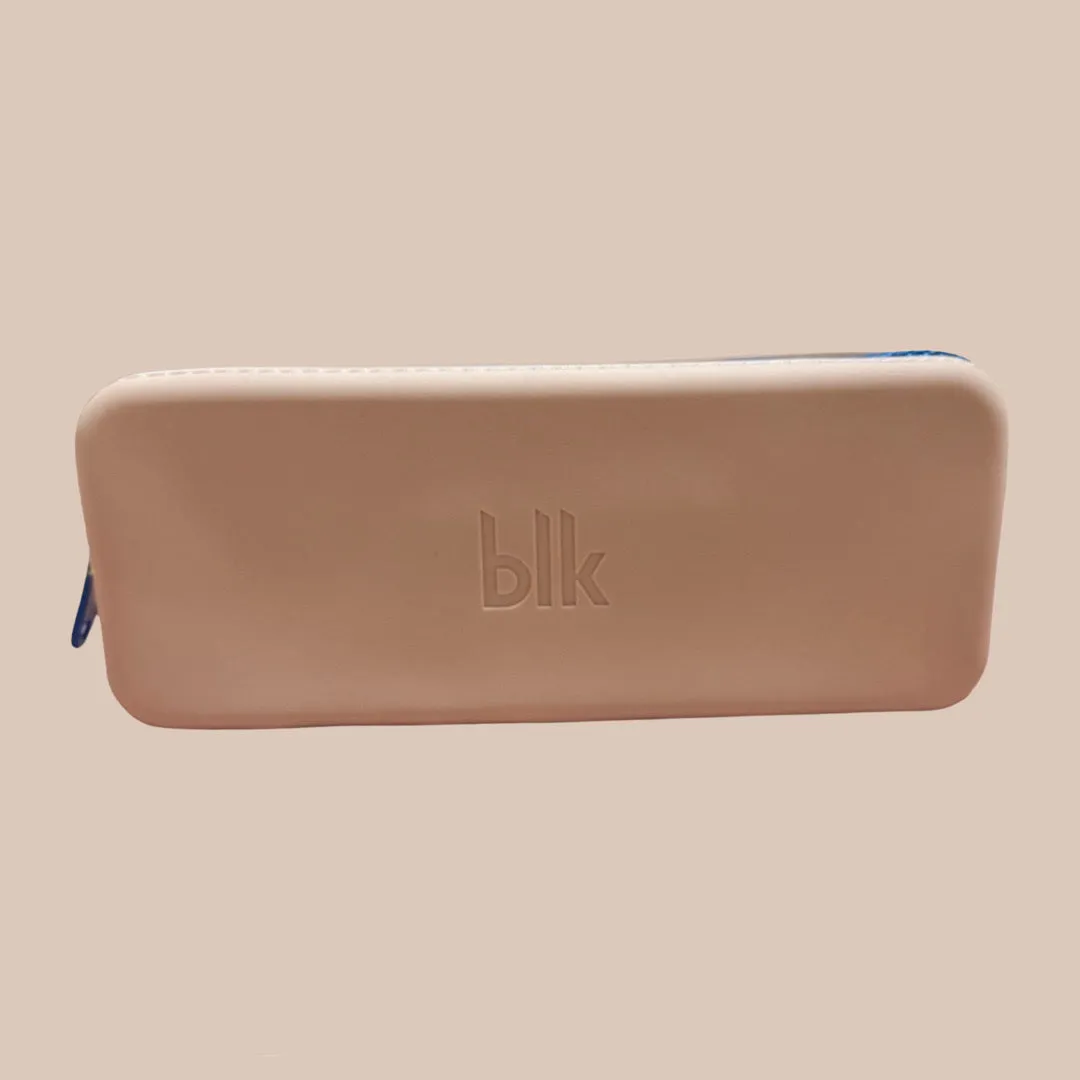 BLK Cosmetics Silicone Makeup Pouch in Nudish Brown