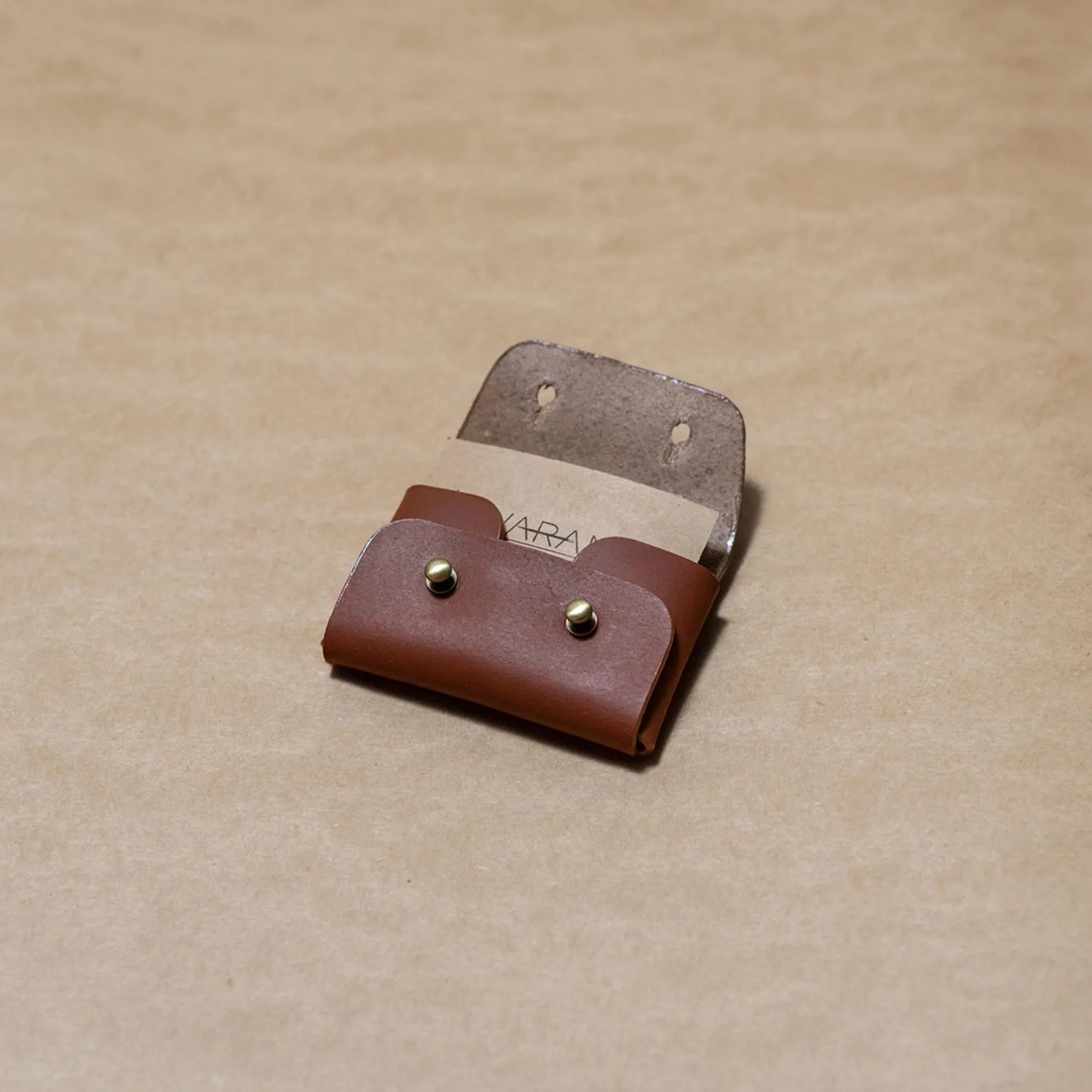 Block Cardholder - Tan