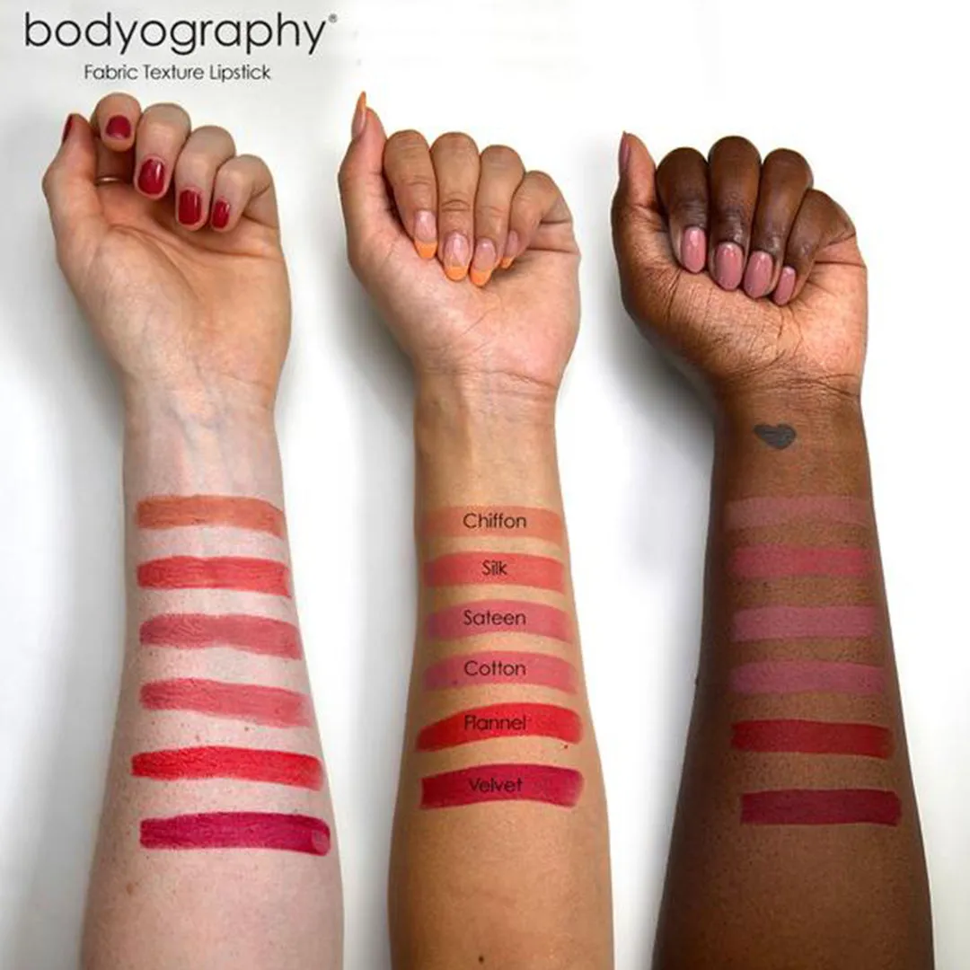 Bodyography Fabric Texture Lipstick Chiffon