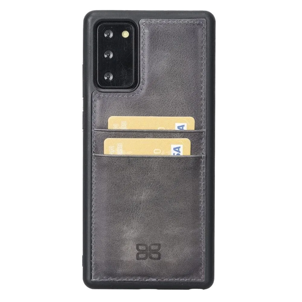 Bouletta Samsung Note 20 Series Leather Back Cover With Card Holder
