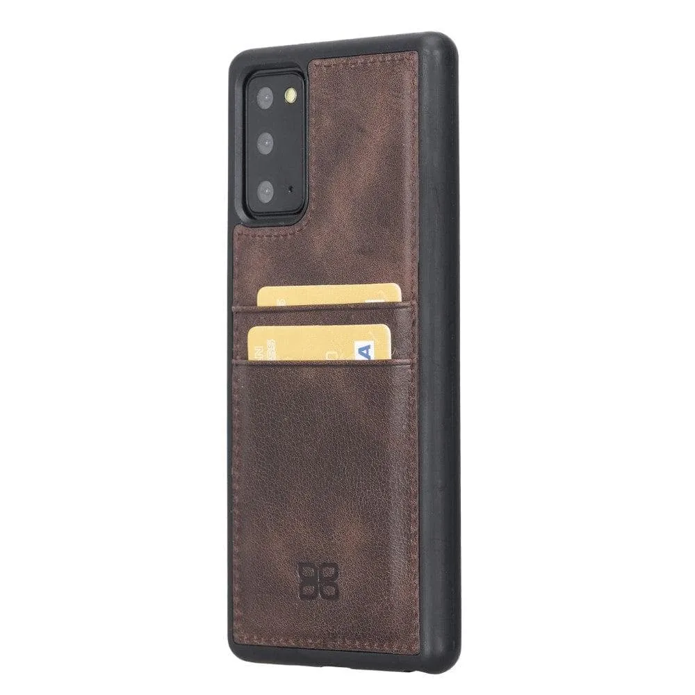 Bouletta Samsung Note 20 Series Leather Back Cover With Card Holder