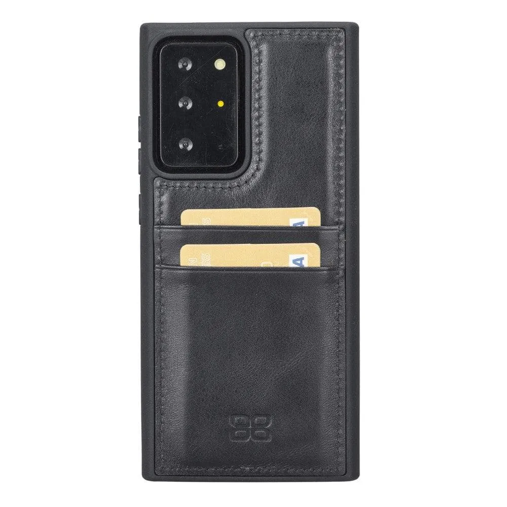 Bouletta Samsung Note 20 Series Leather Back Cover With Card Holder