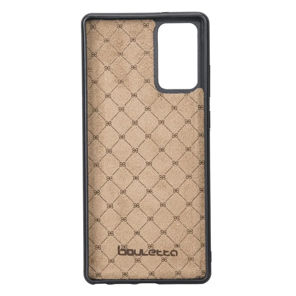 Bouletta Samsung Note 20 Series Leather Back Cover With Card Holder