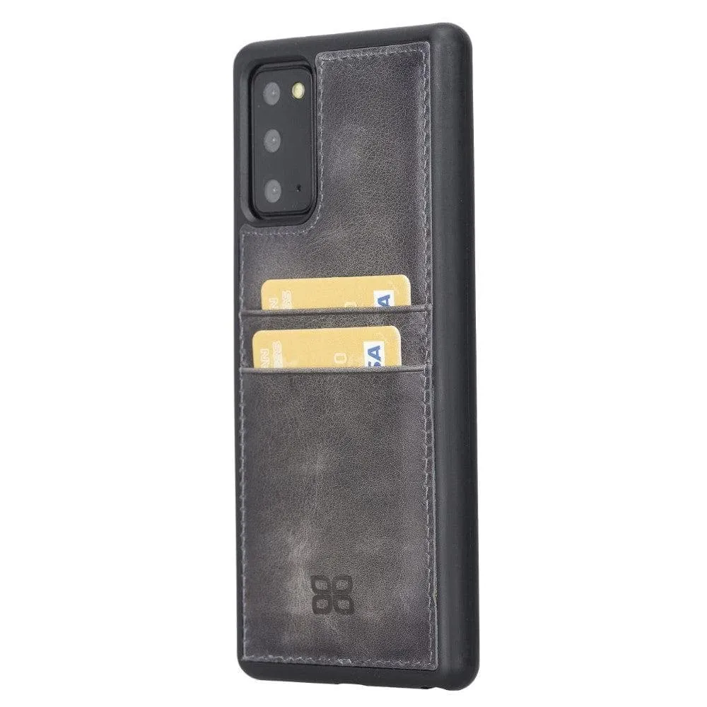 Bouletta Samsung Note 20 Series Leather Back Cover With Card Holder