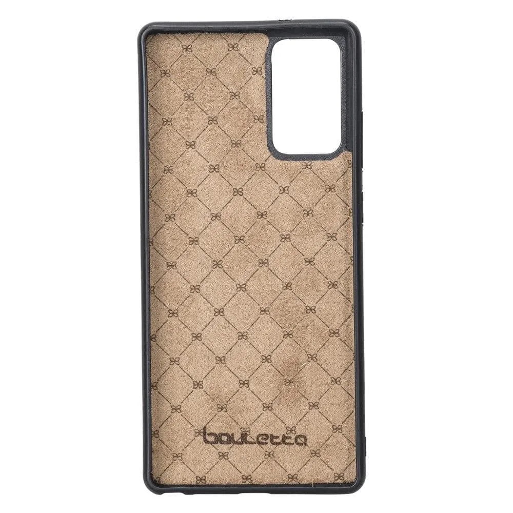 Bouletta Samsung Note 20 Series Leather Back Cover With Card Holder
