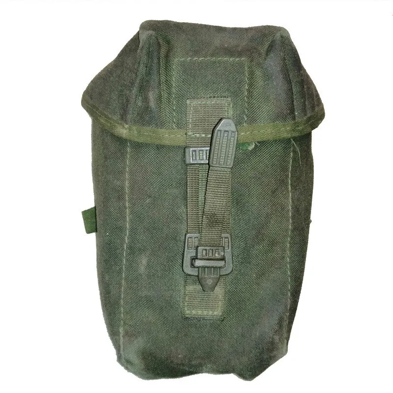 British '90-pattern P.L.C.E. Water Pouch - Gen-1. Used/Graded. Olive Green.