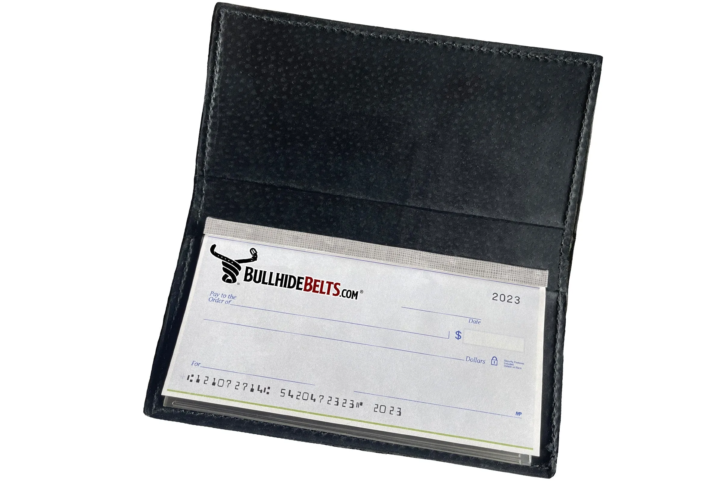 Brown Hippopotamus Checkbook Cover