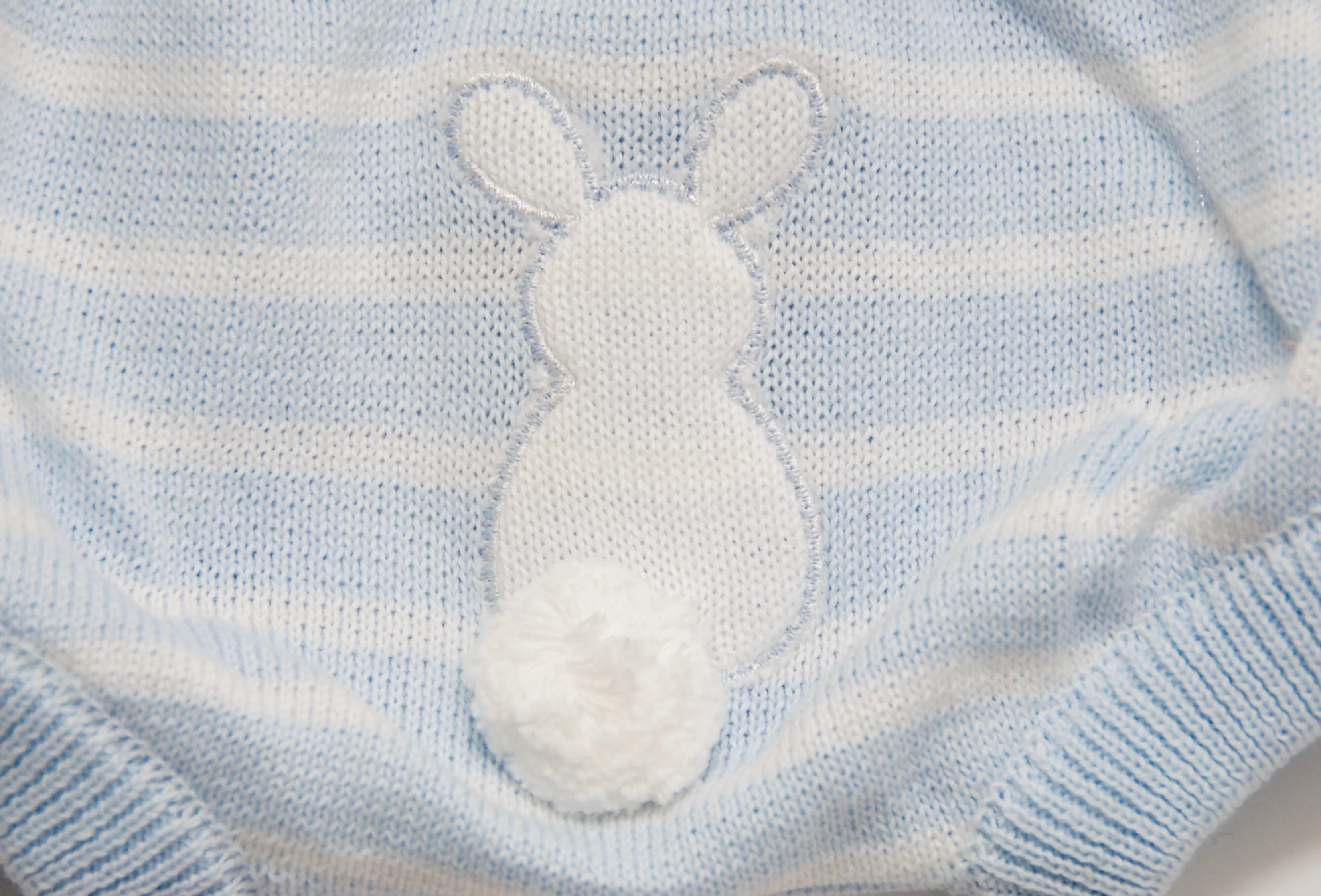 Bunny Diaper Cover and Hat Set