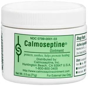 Calmoseptine Diaper Rash Ointment Jar, 6 Count