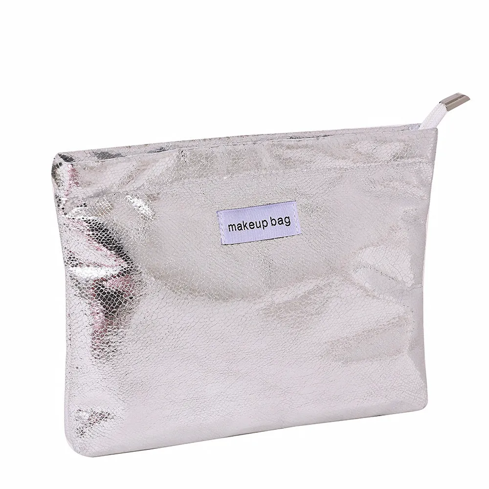 Capacity Leather High-grade Flash Portable Female Cosmetic Bags