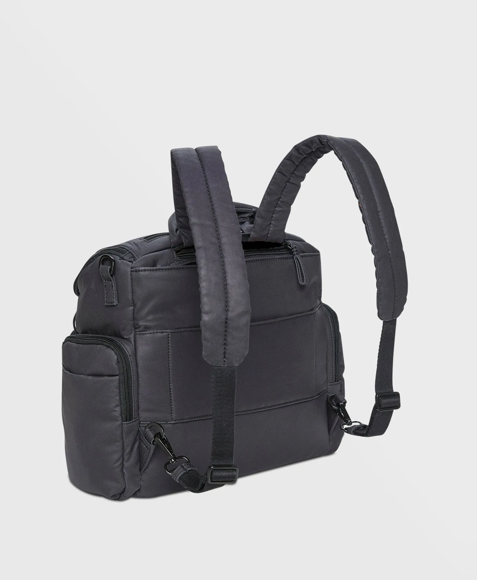 Caraa Baby Bag | Medium in Black Cotton