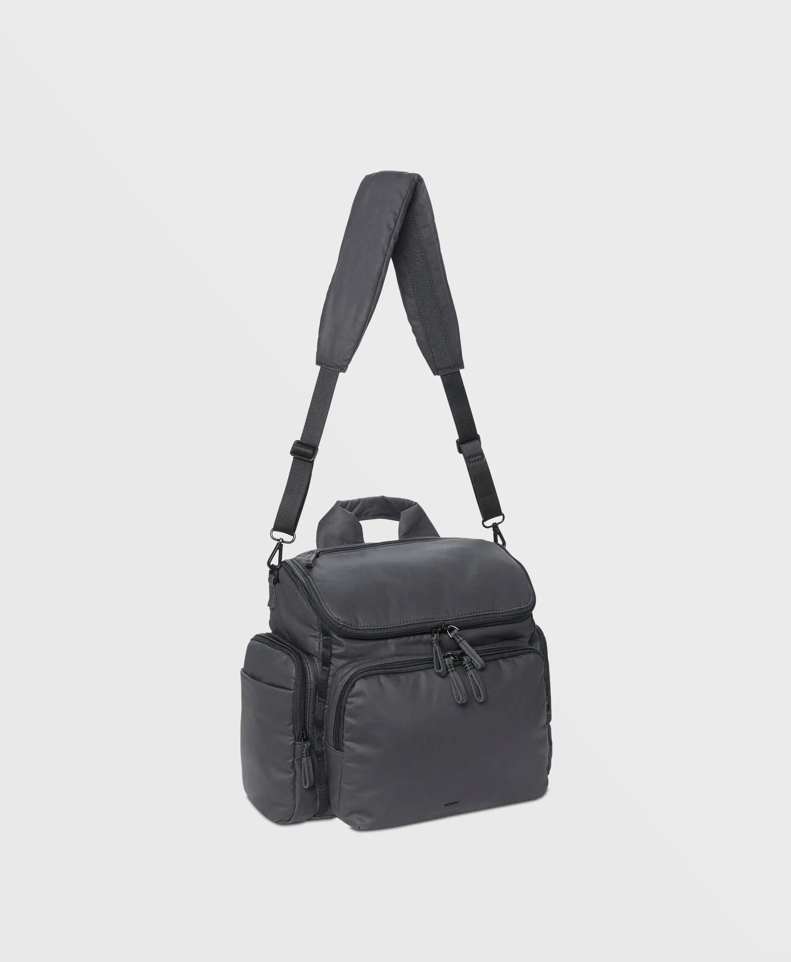 Caraa Baby Bag | Medium in Black Cotton
