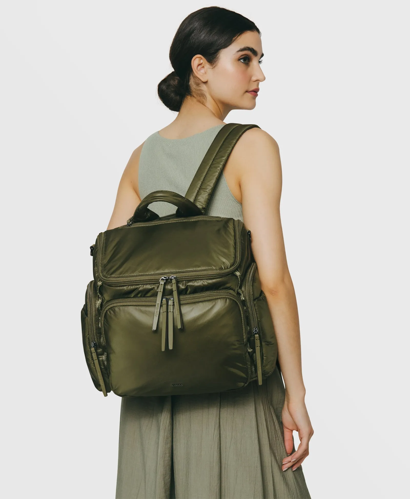 Caraa Baby Bag | Medium in Olive