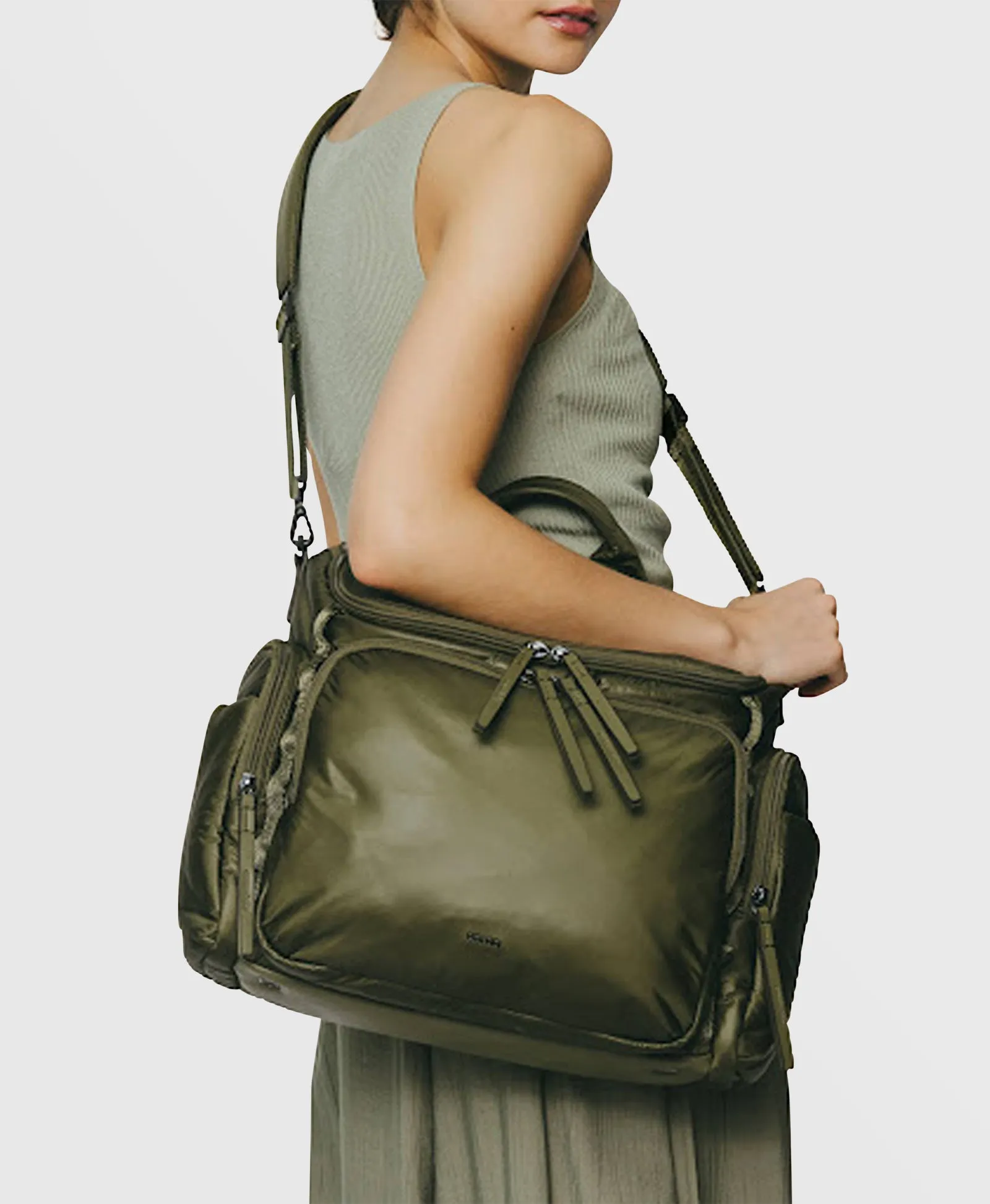Caraa Baby Bag | Medium in Olive
