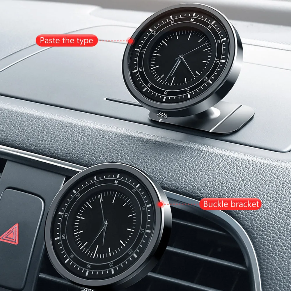 Card Button Paste Type Magnetic Clock Vehicle-mounted Mobile Phone Stents black