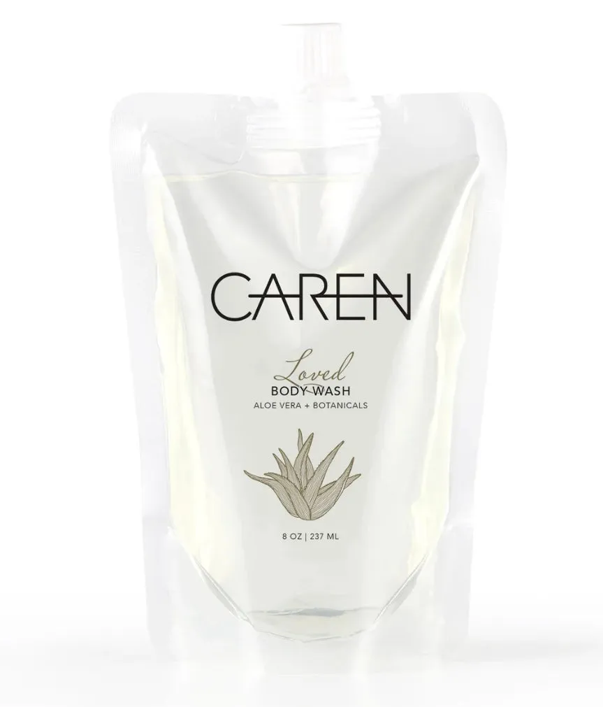 Caren 8oz Body Wash Pouches