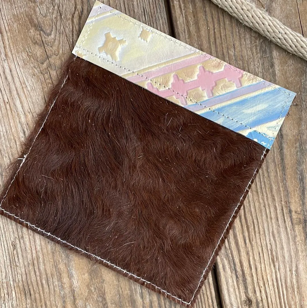 Checkbook Cover - Hereford w/ Encanto Navajo