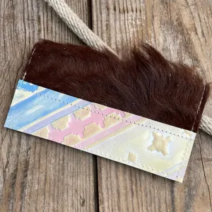 Checkbook Cover - Hereford w/ Encanto Navajo
