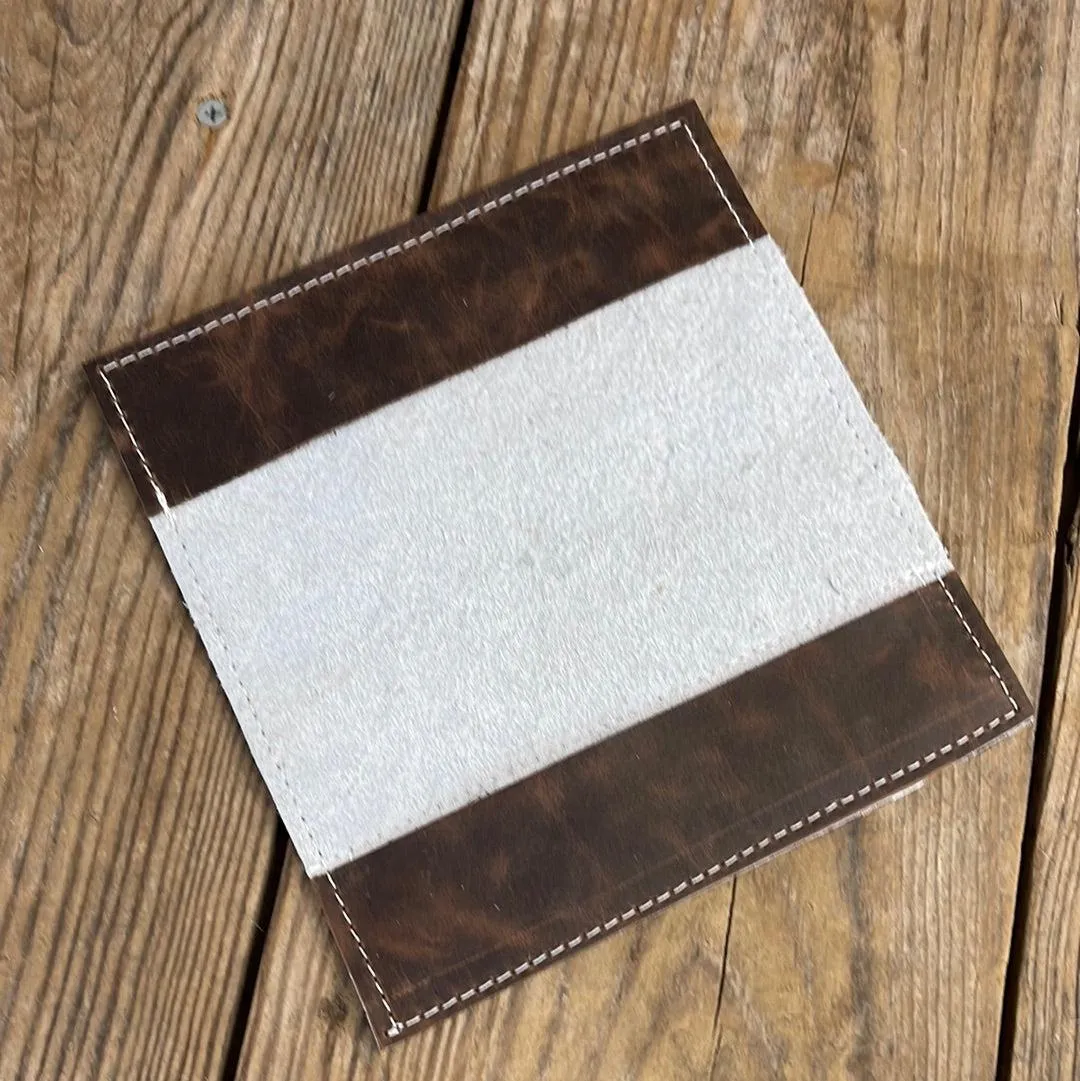 Checkbook Cover - Tricolor w/ Western Sunset