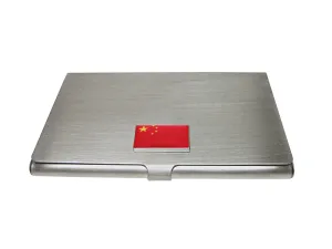 China Flag Pendant Business Card Holder