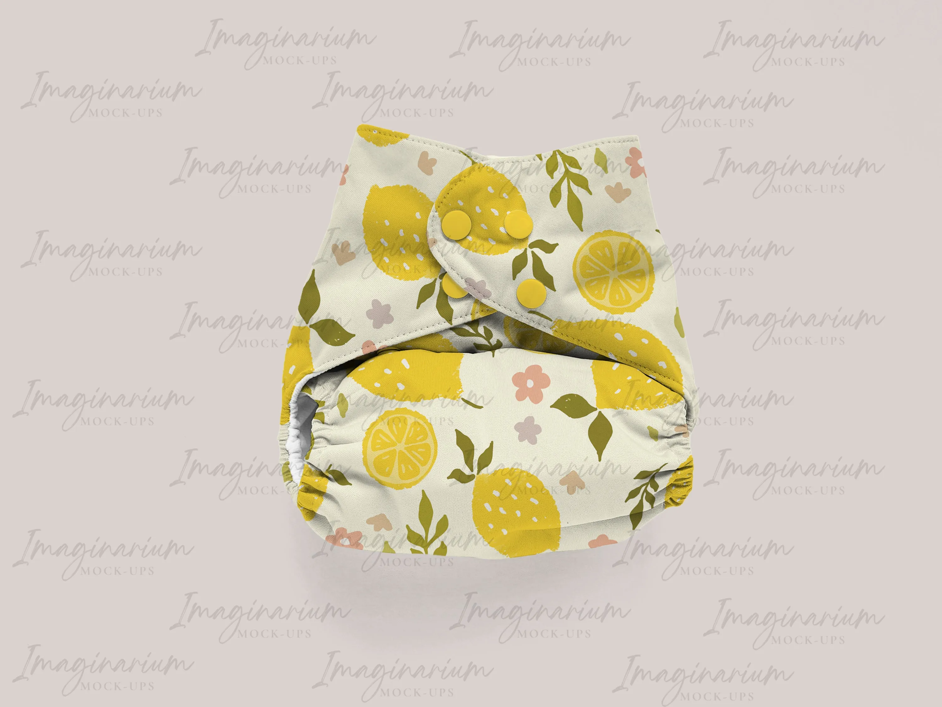 Cloth Diaper Front View Mock Up, Realistic Mockup for Photoshop and Procreate