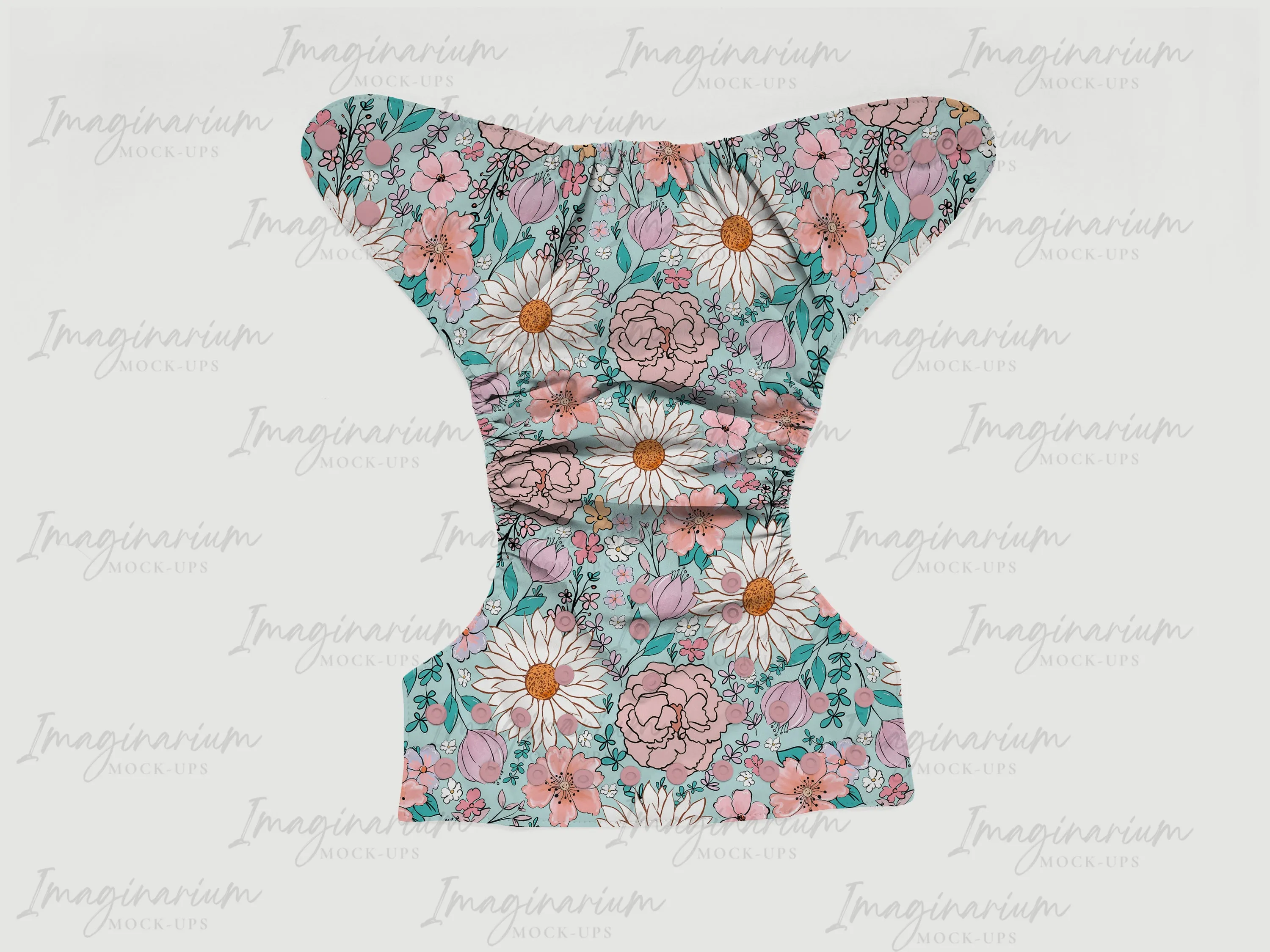 Cloth Diaper Mock Up, Realistic Mockup for Photoshop and Procreate