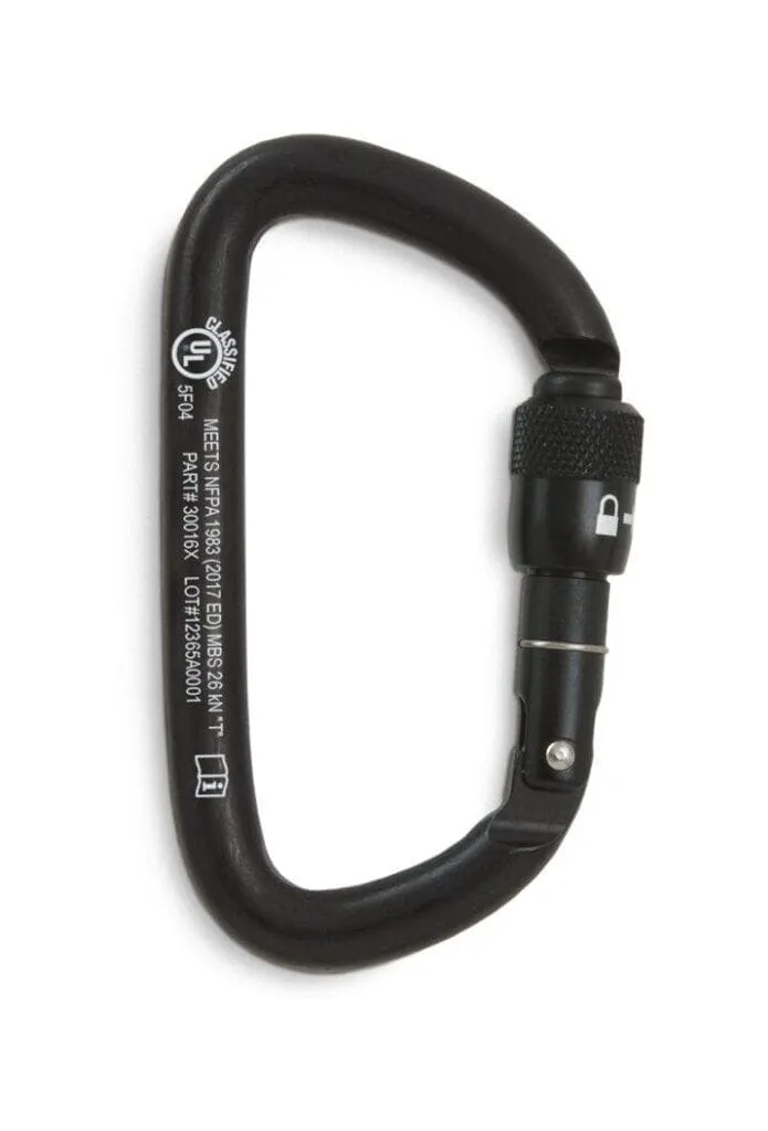 CMC Black Protech™ Aluminum Key-Lock Carabiner