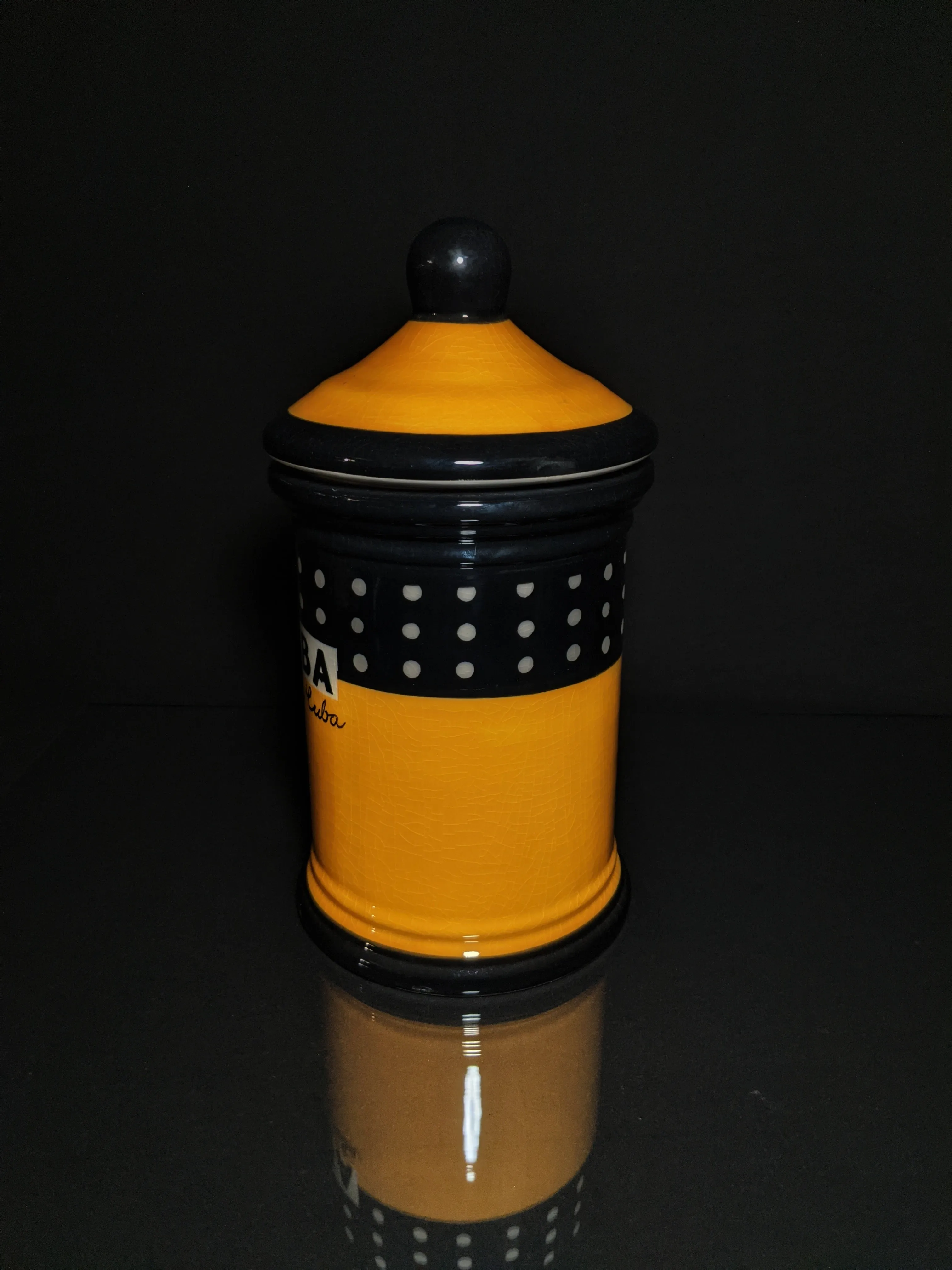 Cohiba Large Ceramic Humidor Jar