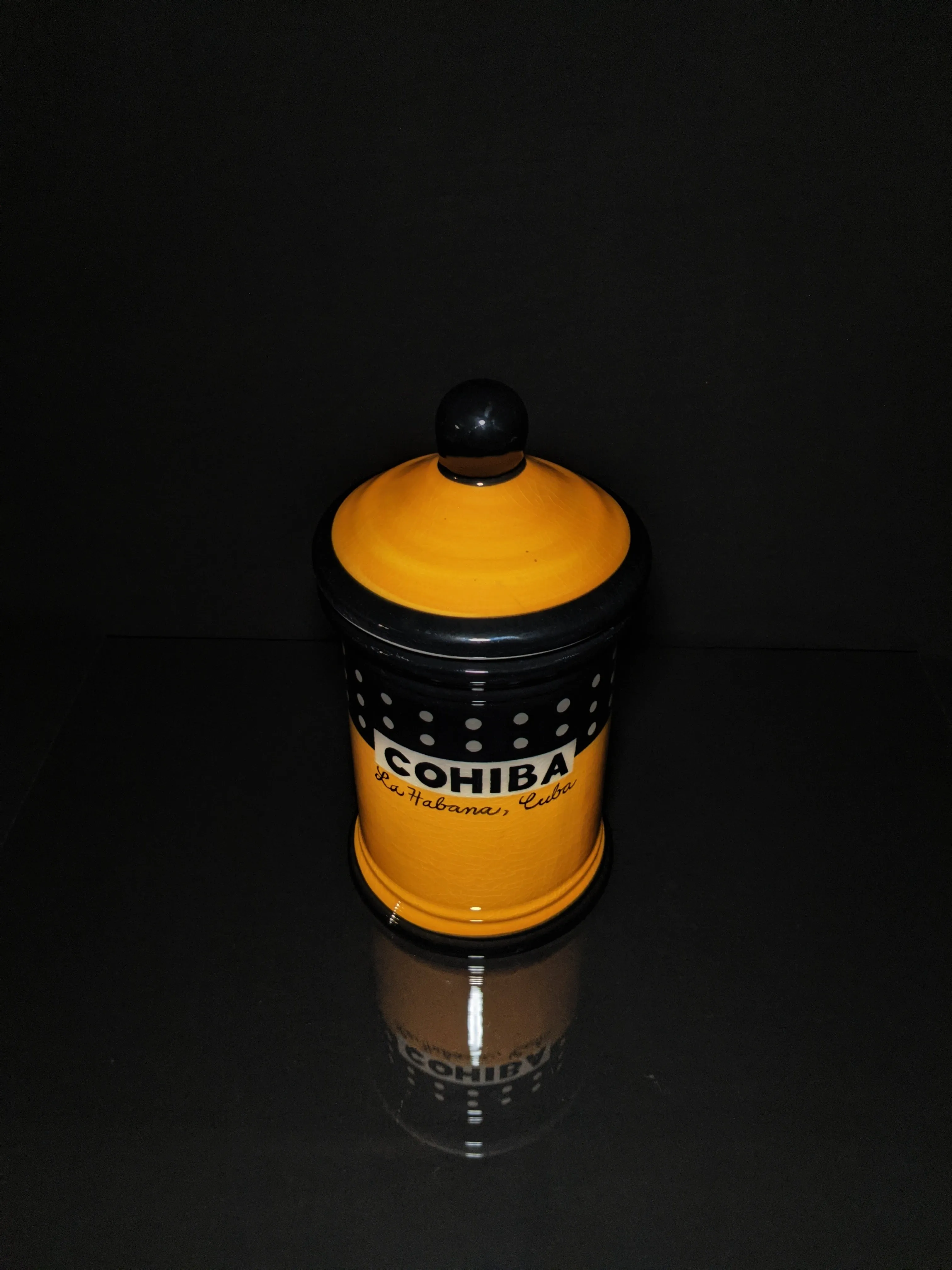 Cohiba Large Ceramic Humidor Jar