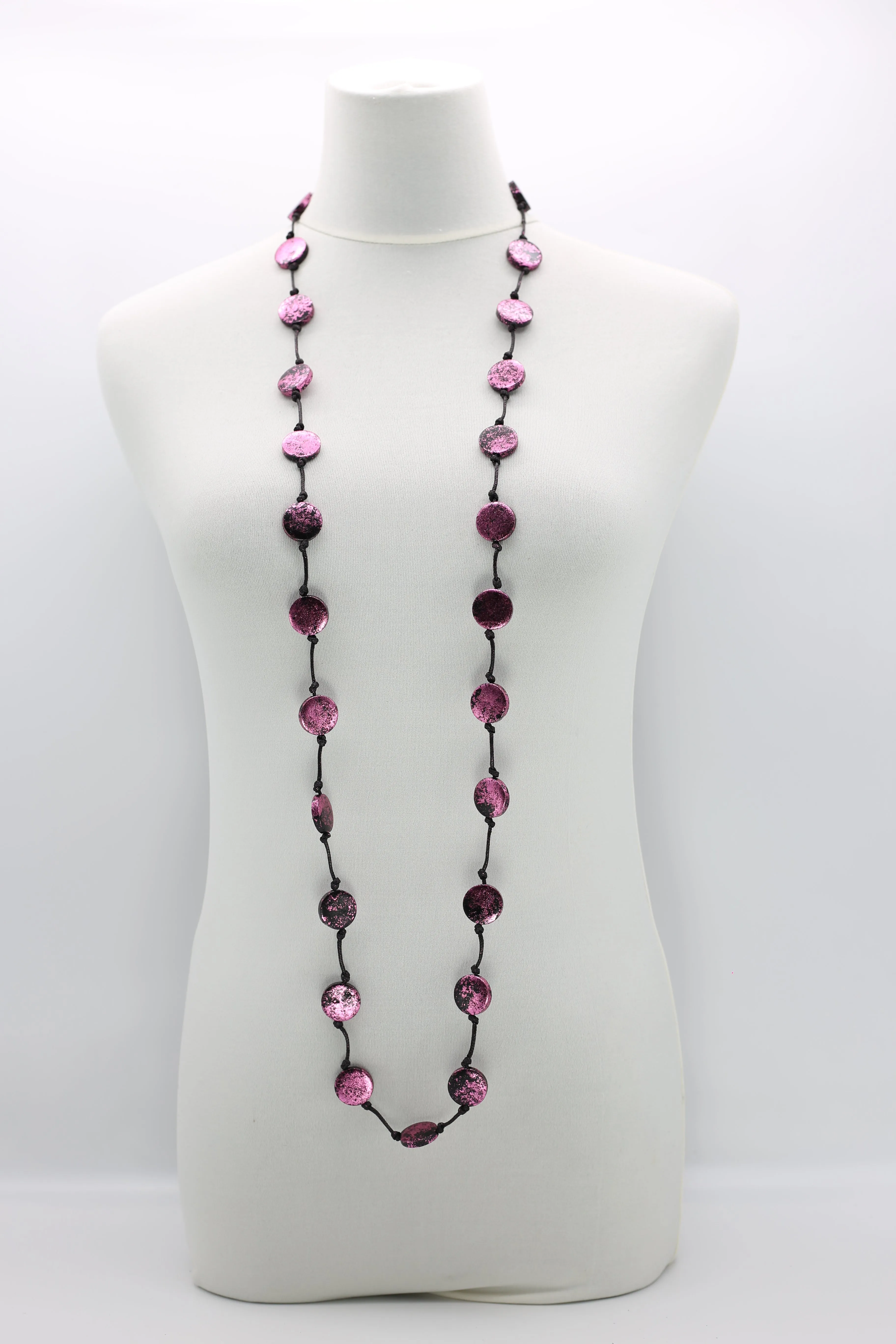 Coin Necklace - Hand gilded - Small