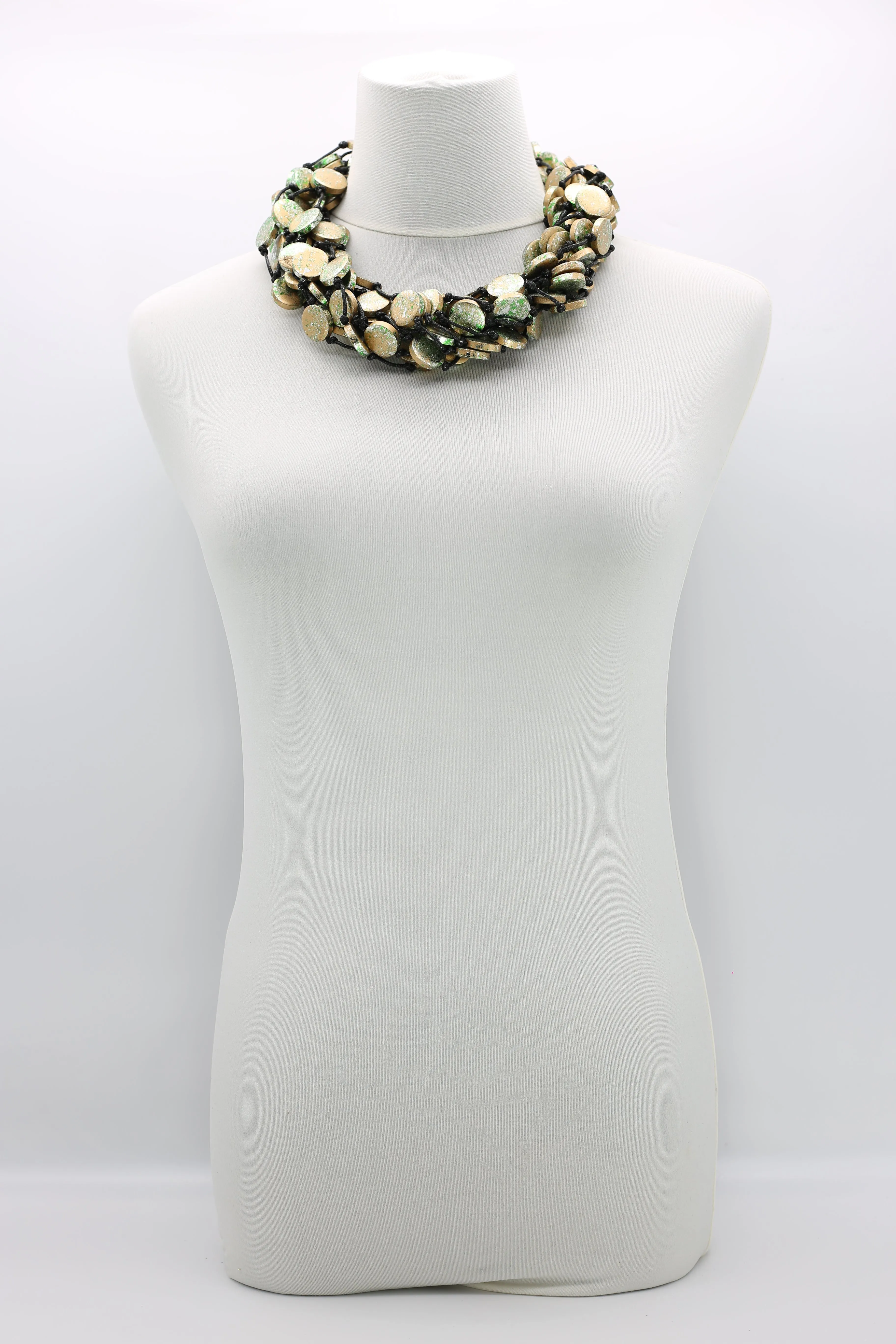 Coin Necklace - Hand gilded - Small