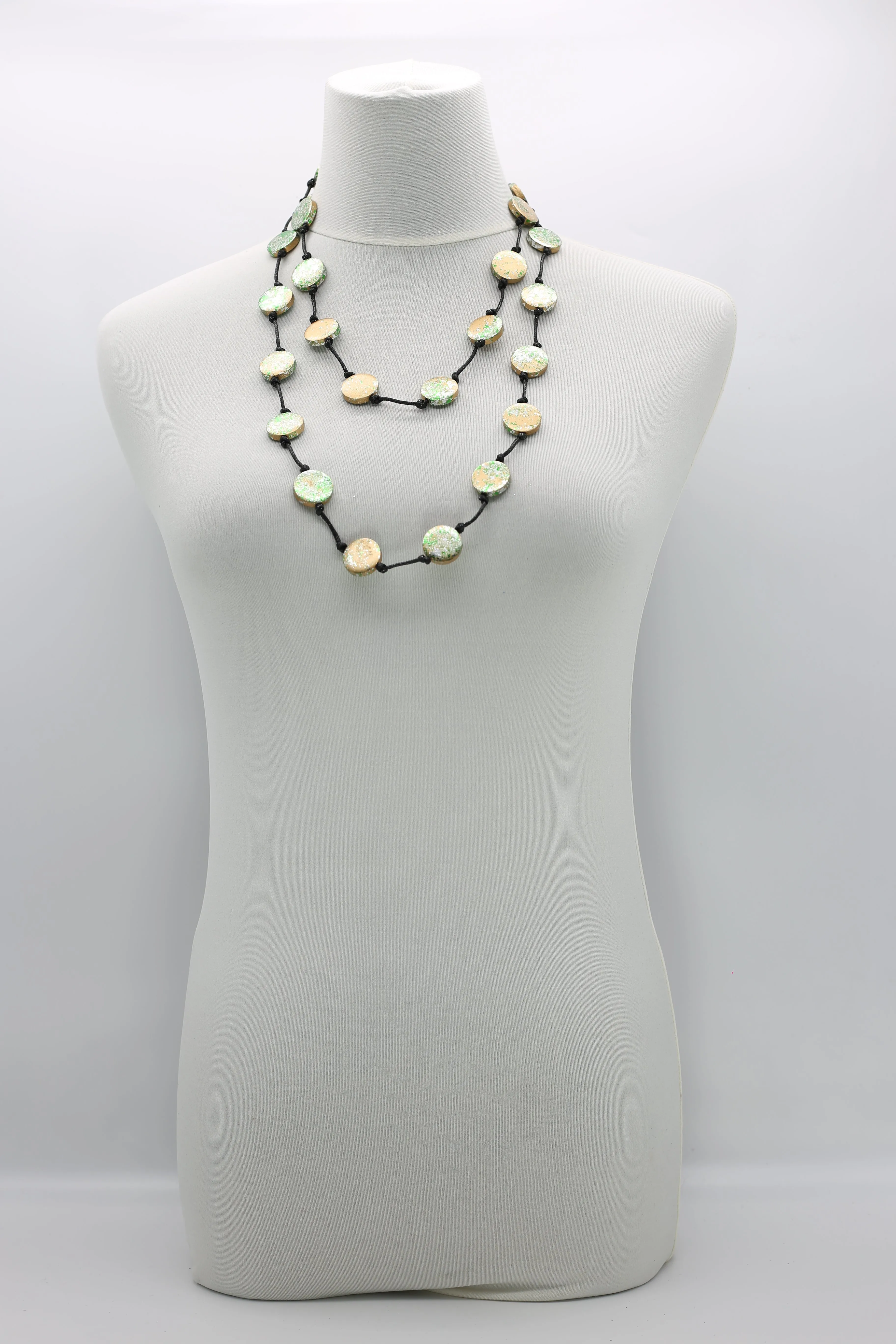 Coin Necklace - Hand gilded - Small