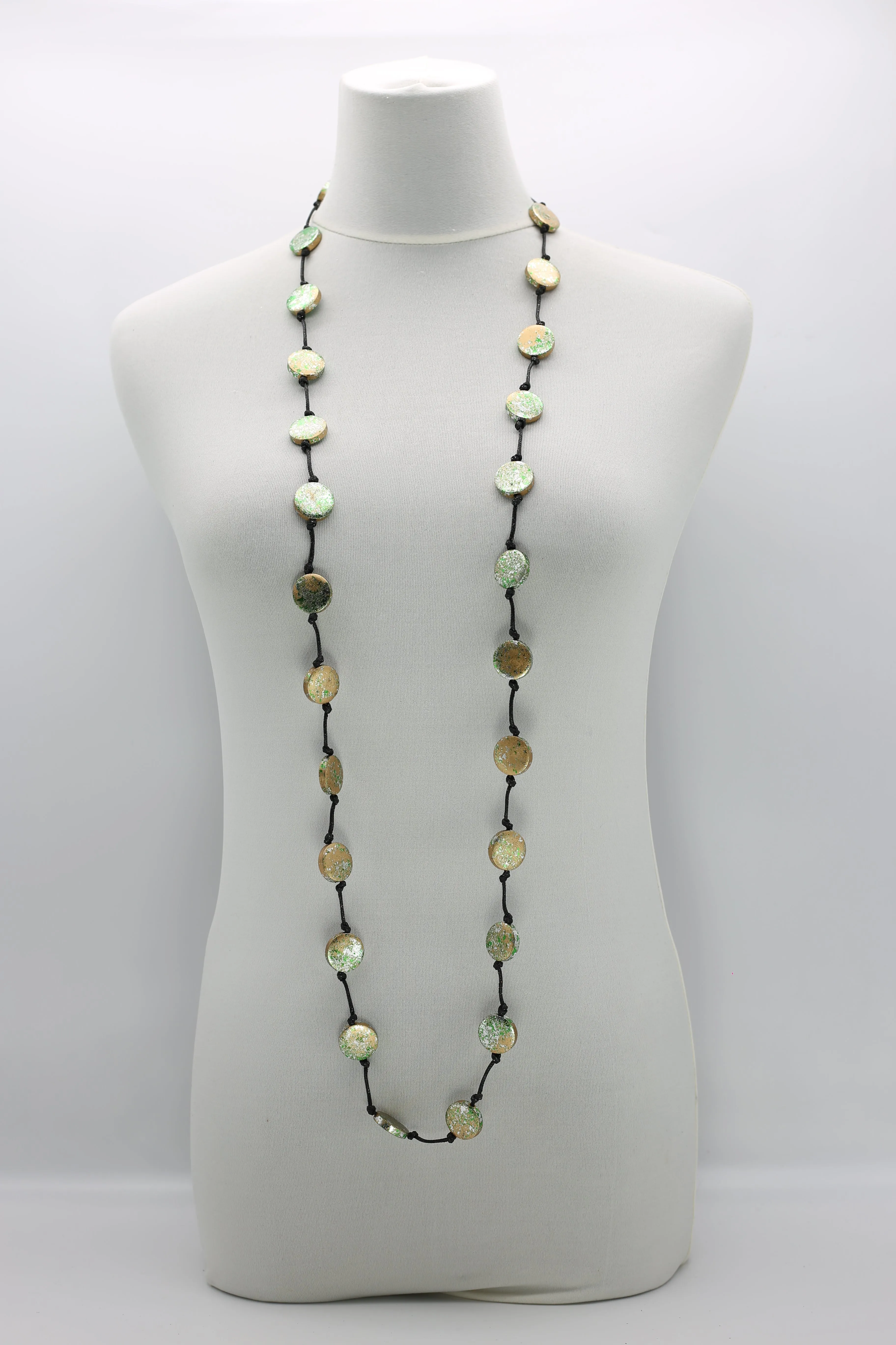 Coin Necklace - Hand gilded - Small