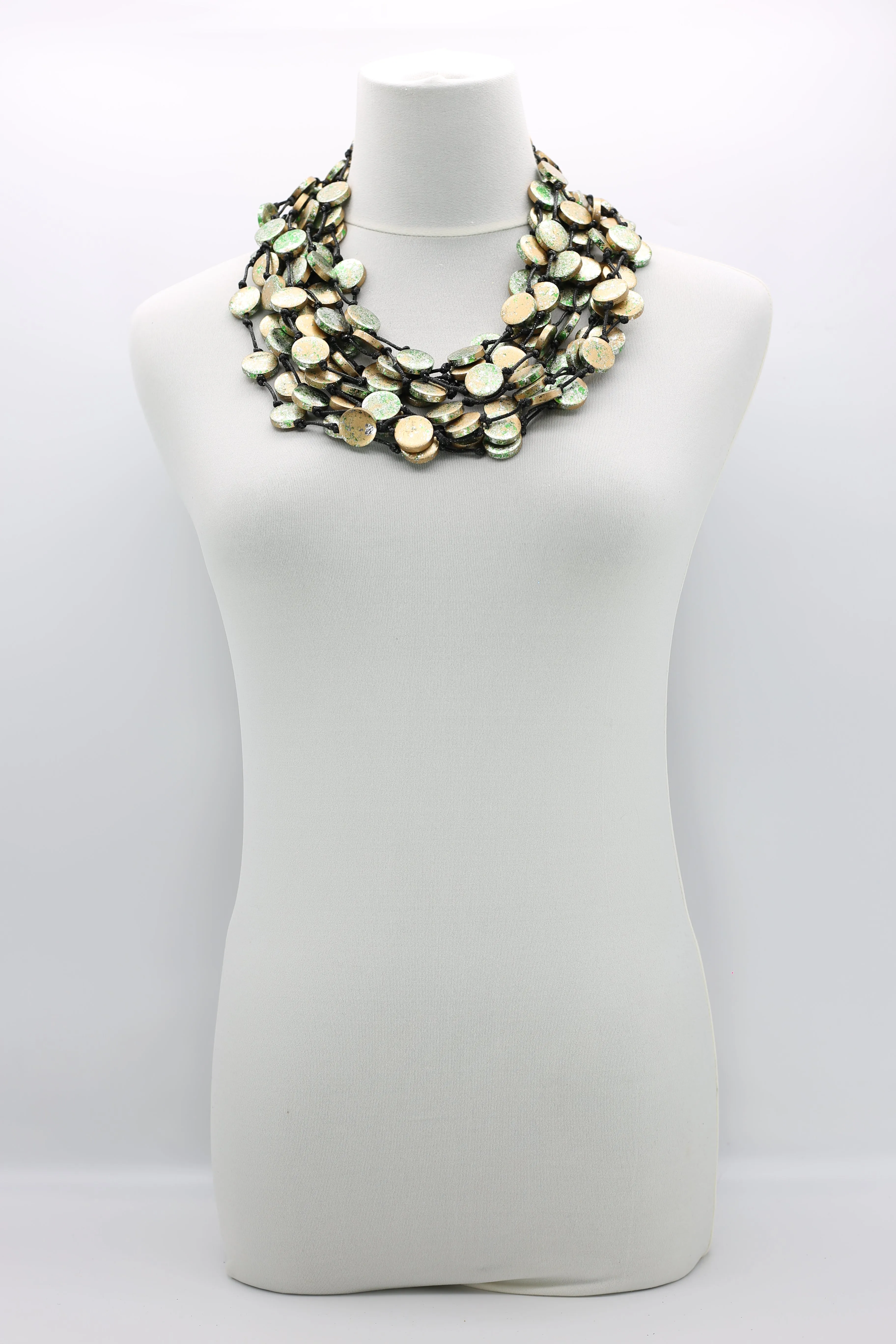 Coin Necklace - Hand gilded - Small
