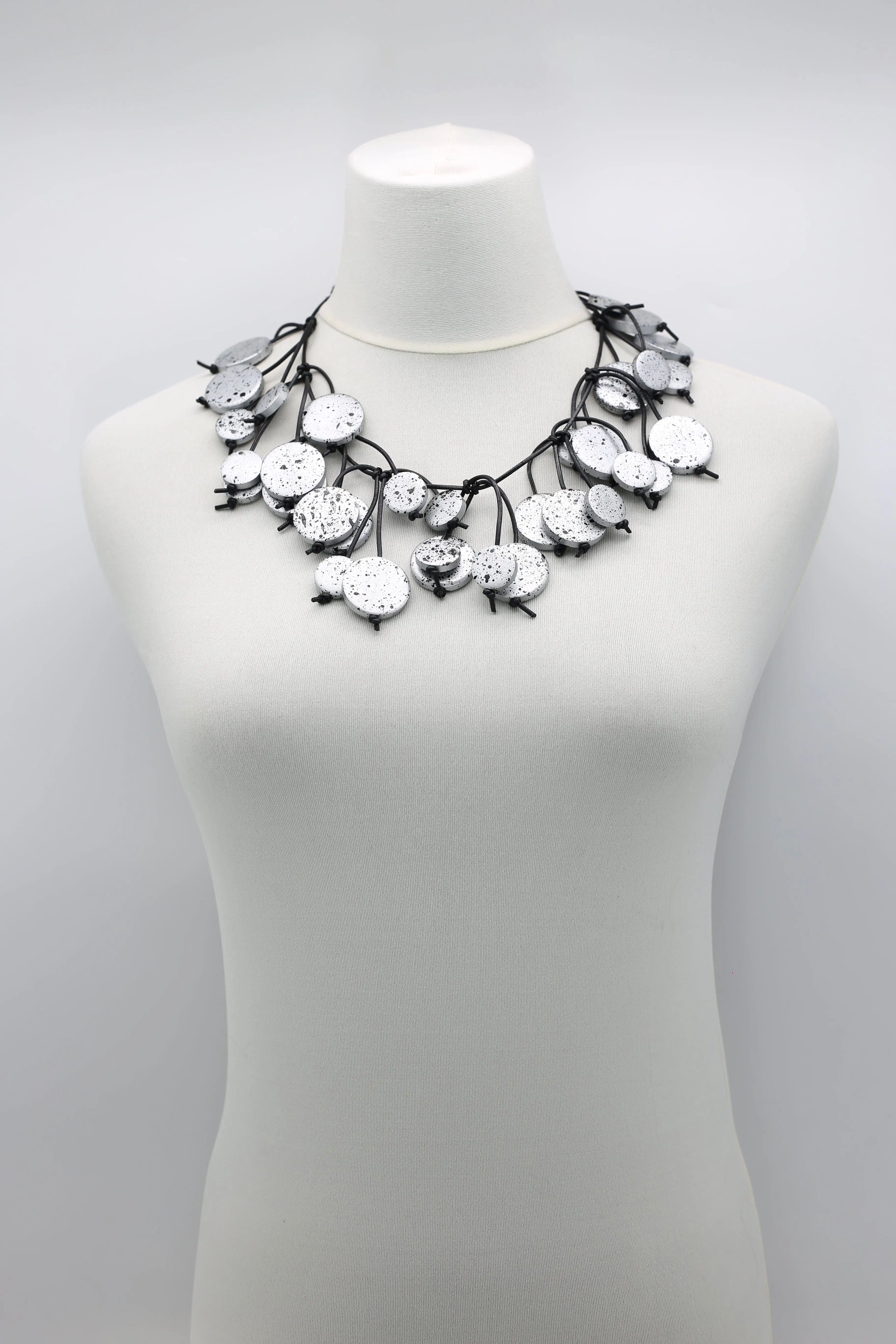 Coin Tree Necklace - Hand-painted - Short